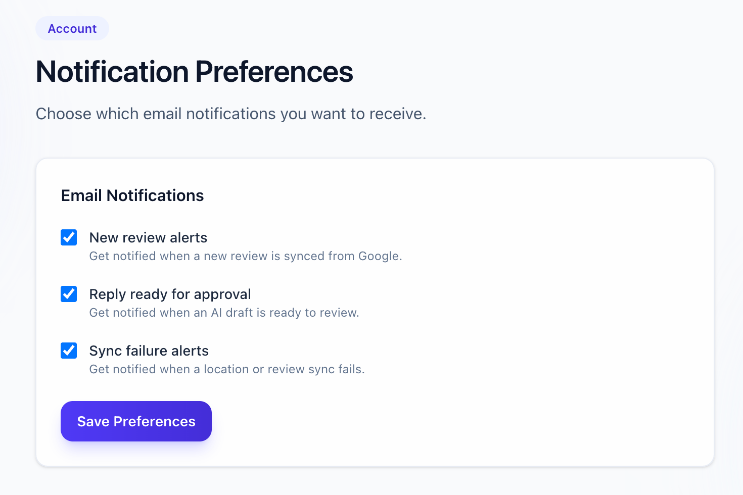 Notifications, audit log, profile & more
